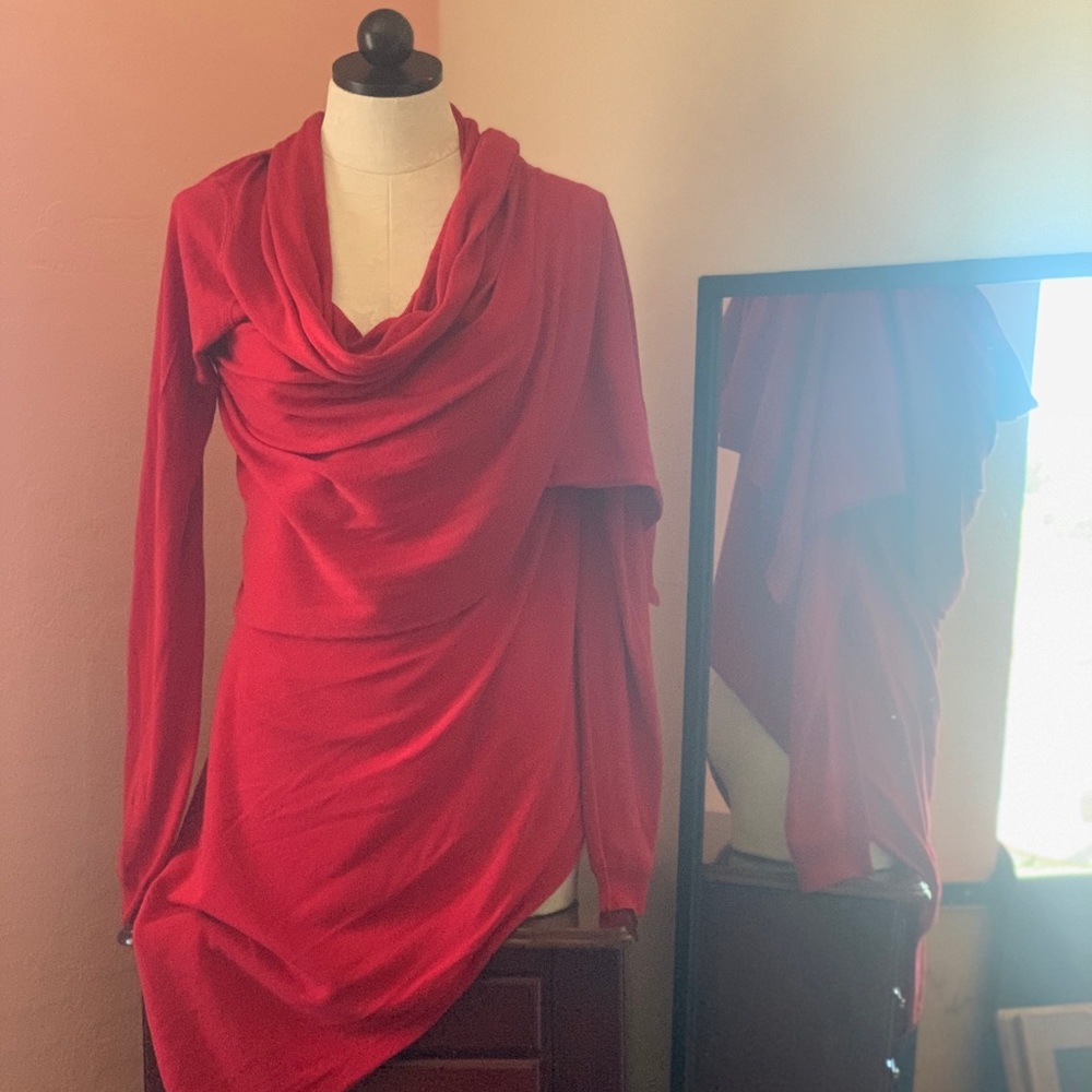 DKNY long wrap cardigan
